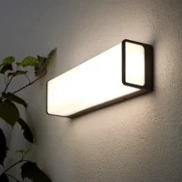 Светильник уличный светодиодный Inspire Telin 34.7Вт IP44 цвет серый накладной