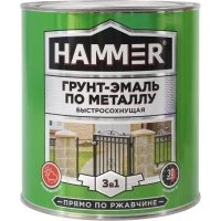 Грунт-эмаль по металлу Hammer ЭК000125865