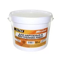 Водоэмульсионная краска для наружных и внутренних работ Movatex EXTRA