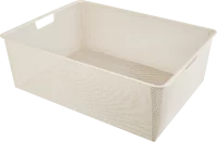 Корзина для системы Larvij 55.5x18.5x41 см сталь цвет бежевый