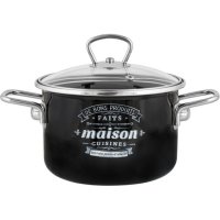 Цилиндрическая эмалированная кастрюля appetite Maison