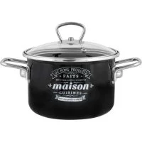 Цилиндрическая эмалированная кастрюля appetite Maison