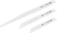 Набор полотен для сабельной пилы по дереву и металлу Vertextools НП-150-200-300, 3 шт.