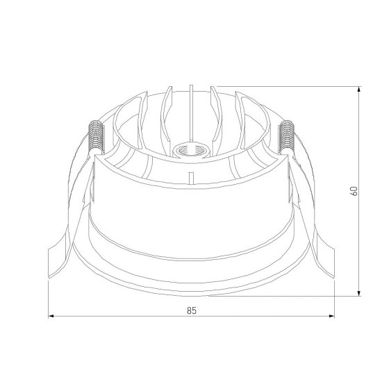 Светильник светодиодный садово-парковый Elektrostandard Light LED 3003 черный 60 мм 4000К 6 Вт IP54 (35128/U)