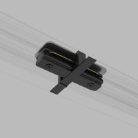 Прямой коннектор для однофазного встраиваемого шинопровода Elektrostandard TRCM-1-I-BK