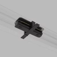 Прямой коннектор для однофазного встраиваемого шинопровода Elektrostandard TRCM-1-I-BK