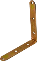 Уголок мебельный KWZ 125x125x20x1.5 желтый цинк