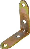 Уголок мебельный KWZ 50x50x17x1.5 желтый цинк