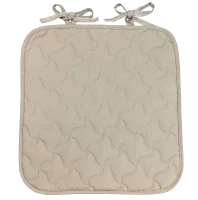 Галета на сиденье Linen Way 38-35x38x2 см цвет бежевый