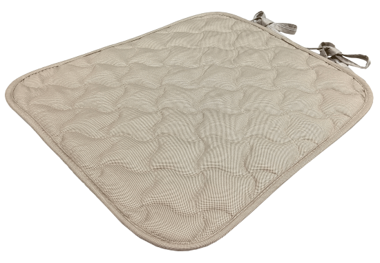 Галета на сиденье Linen Way 38-35x38x2 см цвет бежевый