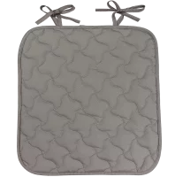 Галета на сиденье Linen Way 38-35x38x2 см цвет серый