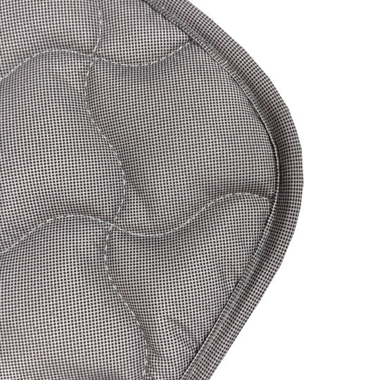Галета на сиденье Linen Way 38-35x38x2 см цвет серый
