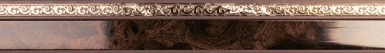 Карниз двухрядный составной Флора 200 пластик цвет корень ореха