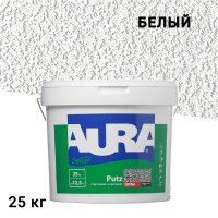 Штукатурка декоративная структурная Aura Dekor Putz шуба белая 2,5 мм 25 кг