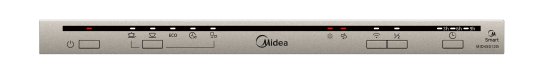 Встраиваемая посудомоечная машина Midea MID45S130i 45см 5 программ цвет серебристый