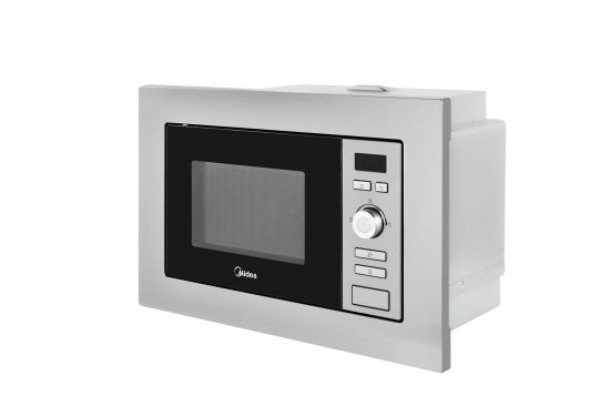 Микроволновая печь Midea AG820BJU-SS встраиваемая 20 л 34.4x59.5x38.8 см механическое управление цвет нержавеющая сталь