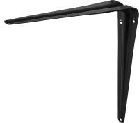 Кронштейн Normo 25x30 см нагрузка до 20 кг цвет черный