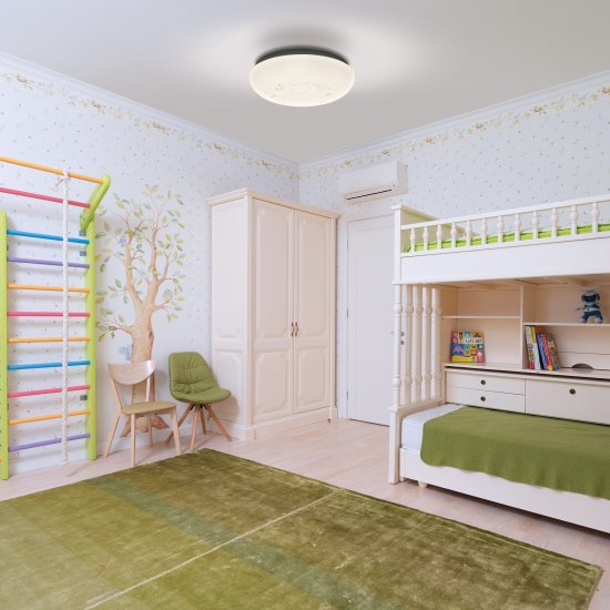 Светильник настенно-потолочный светодиодный Inspire Village 30 Вт 20 м² нейтральный белый свет цвет белый