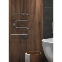 Полированный полотенцесушитель INDIGO M electro