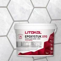 Эпоксидная затирочная смесь LITOKOL EPOXYSTUK X90 C.30 GRIGIO PERLA