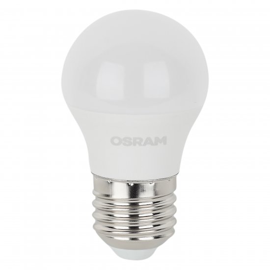 Лампа светодиодная Osram шар 7Вт 600Лм E27 теплый белый свет