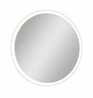 Шкаф зеркальный подвесной Time с подсветкой 70x70 см цвет белый