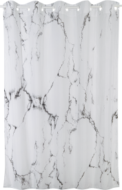 Штора для ванной Vidage Агатти 180x200 см полиэстер цвет белый