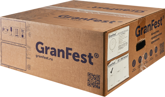 Мойка для кухни врезная Granfest Quarz GF-08 47.9x47.9 см глубина чаши 18 см кварц цвет белый