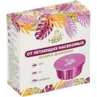 Дымовая инсектицидная шашка от комаров, мух, ос HELP 80233