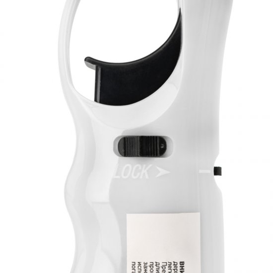 Пьезозажигалка бытовая многоразовая цвет белый