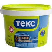 Универсальная интерьерная вододисперсионная краска Текс 700000521