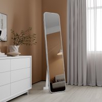 Зеркало декоративное напольное Inspire Монблан овальное 40x175 см цвет бетон