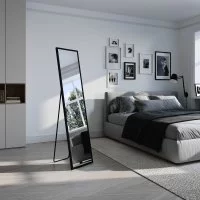 Зеркало декоративное напольное Inspire Альпы прямоугольное 40x160 см цвет черный
