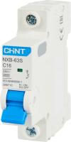 Автоматический выключатель CHINT NXB-63S 1P C16 А 4.5 кА