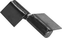 Петля гаражная левая 140x20x29 мм сталь цвет черный