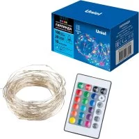 Светодиодная гирлянда Uniel DTA/RC RGB IP44 ULD-S1000-100