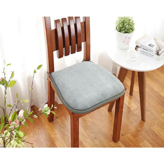 Галета для стула Linen way Цитус 38/27x40x3 см цвет серый