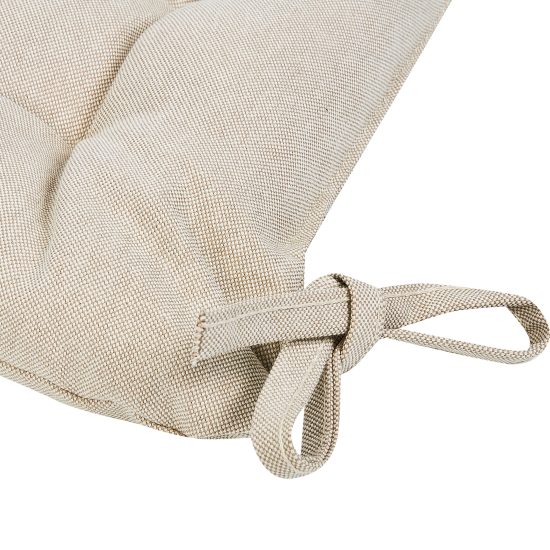 Сидушка Linen Way Elegan 38x38 см цвет бежевый