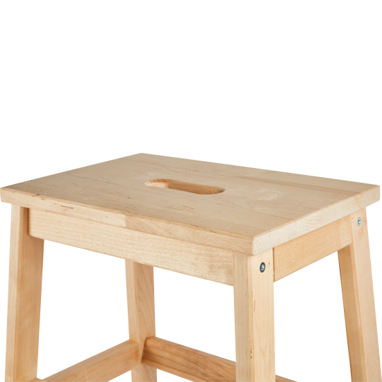 Табурет-стремянка 49.5x43x39 см каркас дерево цвет бежевый