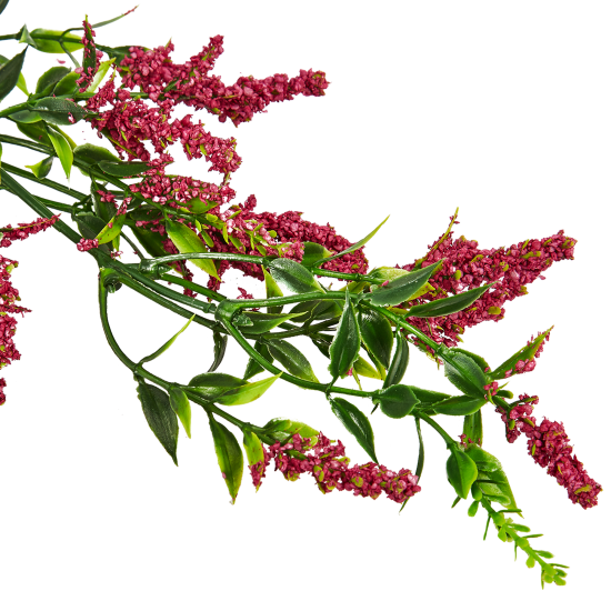 Искусственное растение С соцветиями 40x8 см цвет разноцветный ПВХ