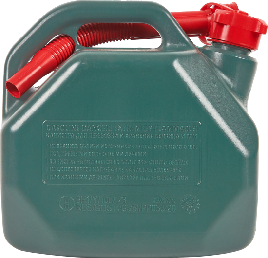Канистра Geolia для ГСМ 5л цвет зеленый