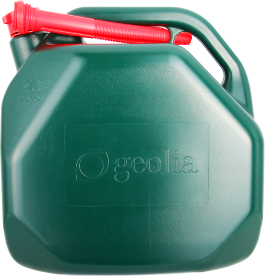 Канистра Geolia для ГСМ 20л цвет зеленый