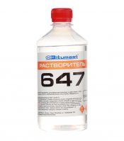 Растворитель 647 Bitumast 0,4 кг/0,5 л ГОСТ