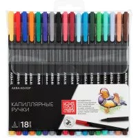 Набор капиллярных ручек Аква-колор SFWN-18