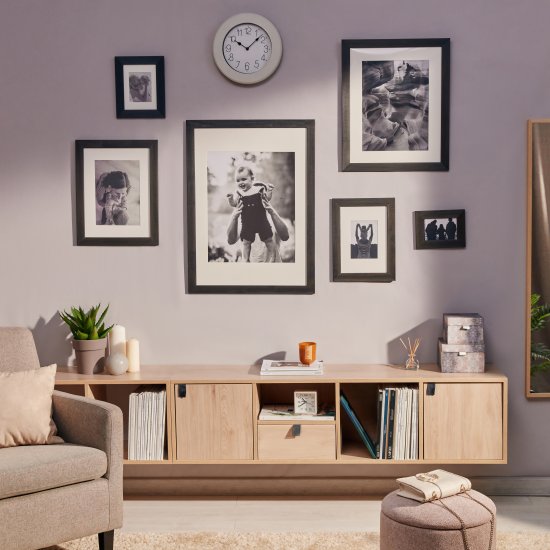 Рамка Inspire Ebro 10x15 см цвет серый дуб