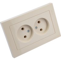 Двойная розетка Systeme Electric AtlasDesign