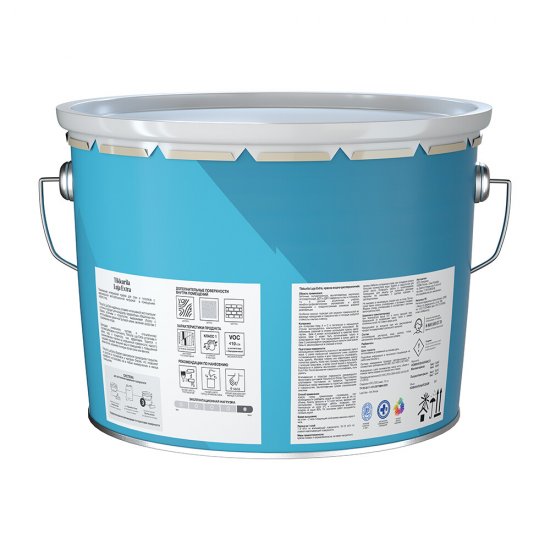 Краска моющаяся Tikkurila/Tikkivala Luja Extra матовая база А белая 9 л