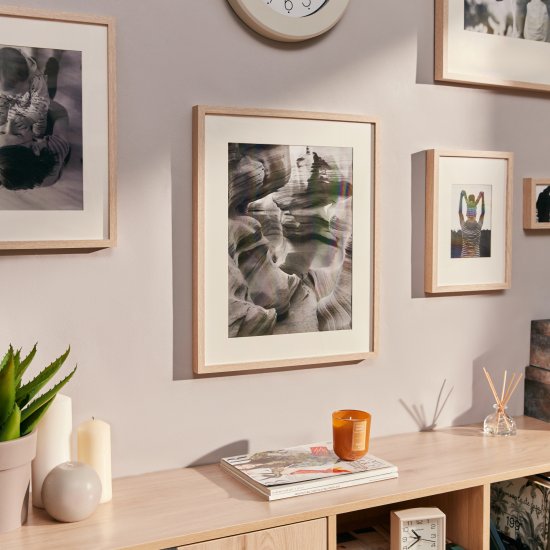 Рамка с паспарту Inspire Milo 40x50 см цвет дуб