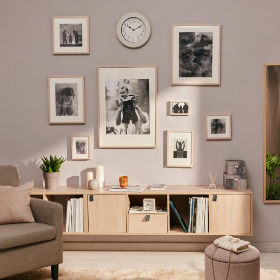 Рамка с паспарту Inspire Milo 40x50 см цвет дуб