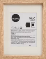 Рамка Inspire Milo 15x20 см цвет дуб